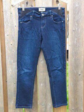 BEAUTIFUL Paige skyline skinny dark wash jeans SIZE 26 Maternity Jeans